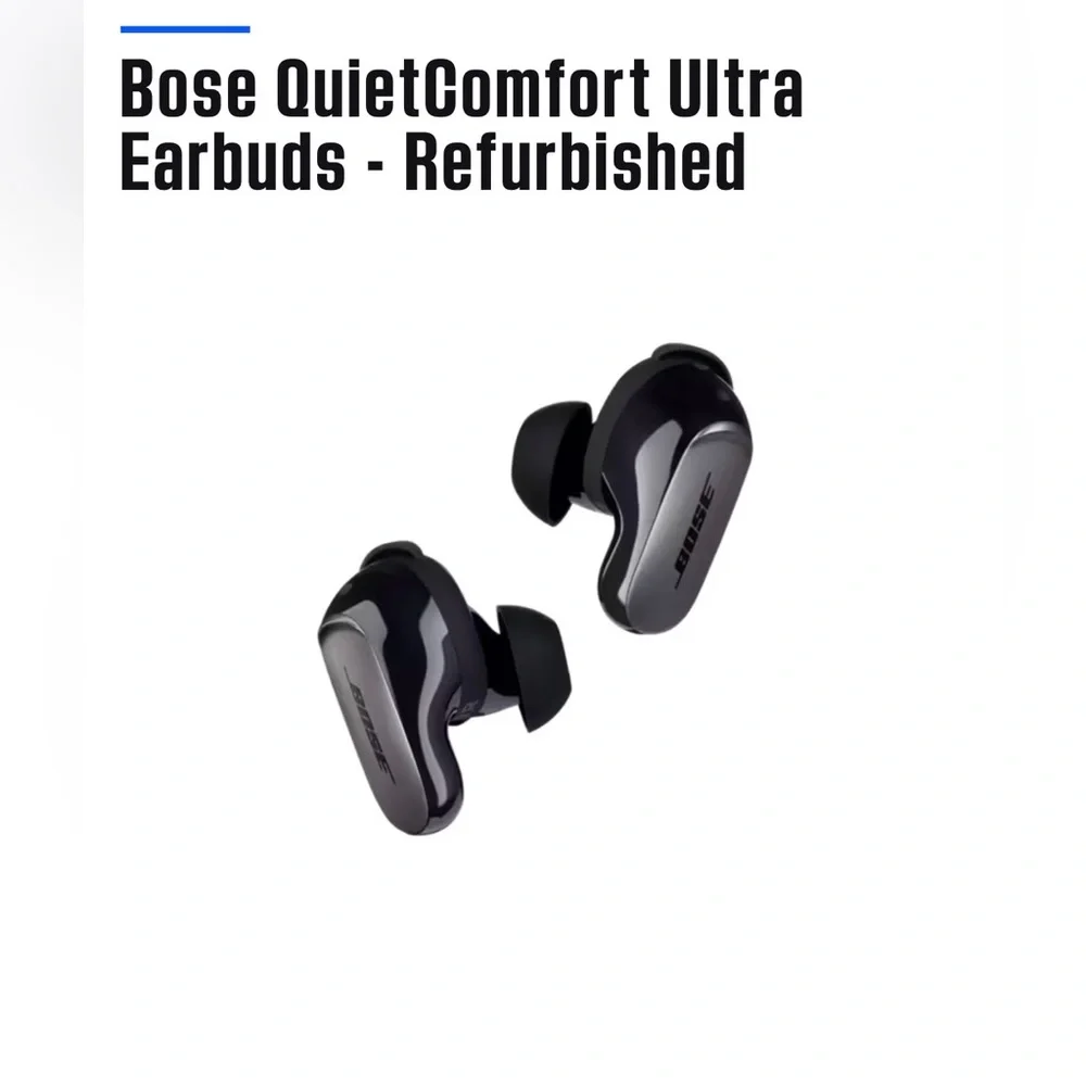 Bose Black Quiet Comfort Ultra Wireless Earbuds - Picture 4 of 6